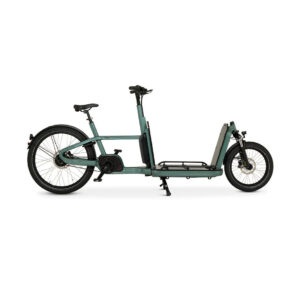 Carqon Flatbed elektromos cargo kerékpár - Zöld szín