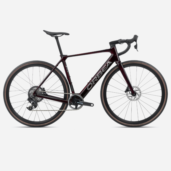 Orbea Gain M21E 1X Wine Red Carbon View side