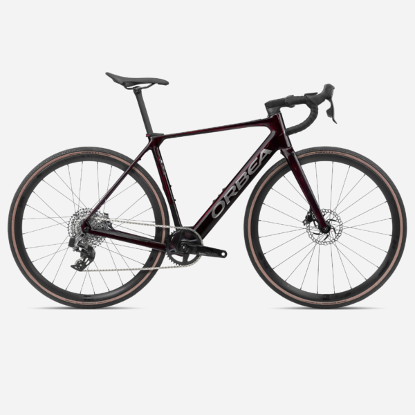 Orbea Gain M31E 1X Wine Red Carbon View side